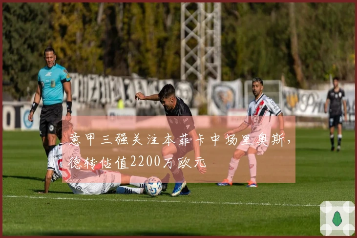 意甲三强关注本菲卡中场里奥斯，德转估值2200万欧元
